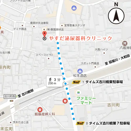 タイムズの地図